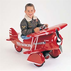 Brand New Red Baron Pedal Bi-Plane